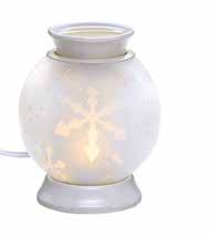 pris 229 kr) G 4 0 4 5 3 Vitt Te & Gran Festligt Glasljus 8 cm h, 8 cm i diam.
