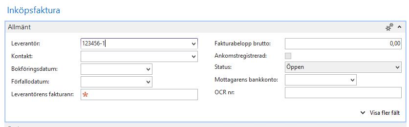 Om man anger numret som ett korrekt bank eller plusgiro med bindel streck. Kommer en sökning ett ske i bank eller plusgirokolumnen på leverantörens bankkonto.