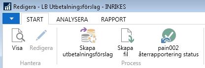 -För utlandsbetalningar skall alltid kontonummer kompletteras med SWIFT (BIC), bankkontorsnr används inte. Swedbank Använd Codeunit VP pain.001.