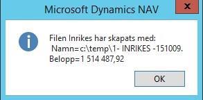 Rapporten innehåller inga delsummor alls utan bara en slutsumma. Förfallodatum Rapporten visar en delsumma för varje förfallodag.