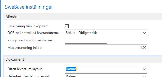 Verifikationsnumret på de nya fakturorna hämtas från den nummerserie som du har angivit i inställningarna.