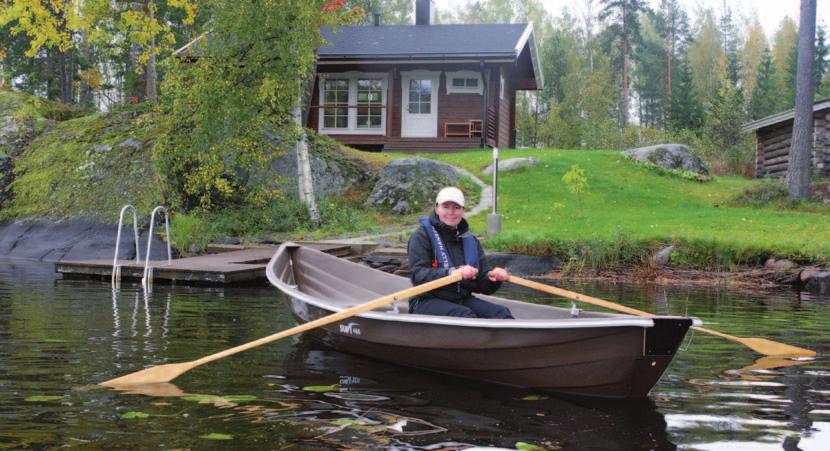 Formen på skrovet garanterar bättre köregenskaper vid bruk av aktersnurra.