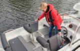 Badstege 12 V eluttag Fästplatta för djuprigg Targabåge för fiskespön Spöhållare Styrkabel 12 ft Reglagekabels 10