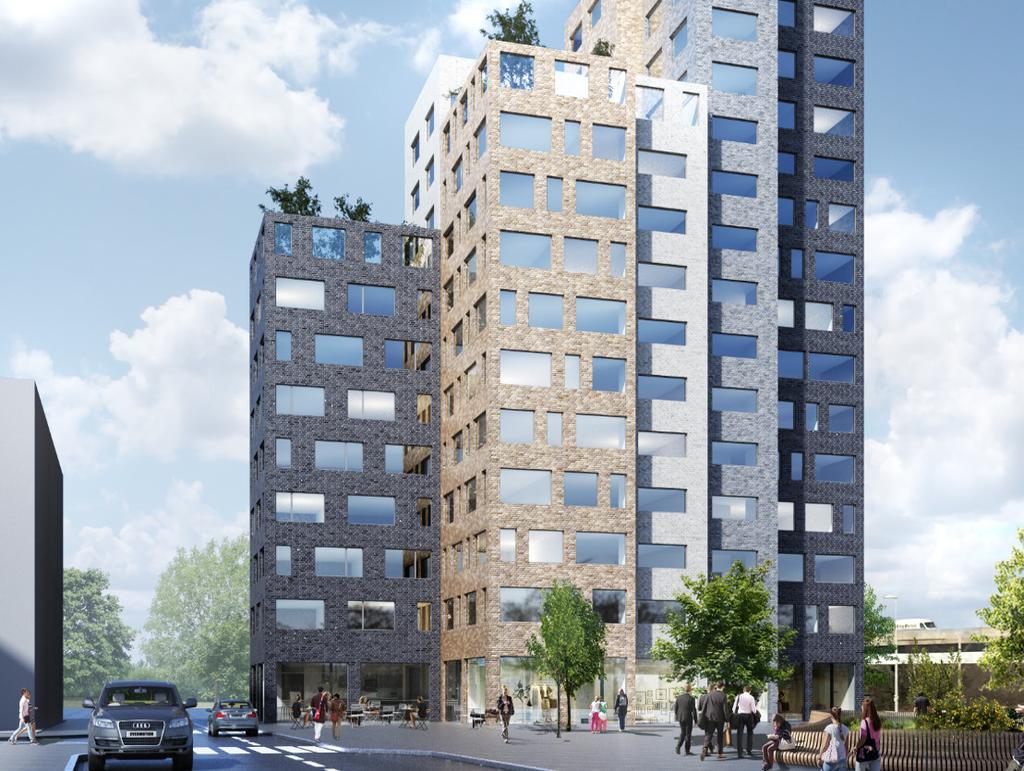 HÖRNETT, ÖRNSKÖLDSVIK Nischer Properties har fått en marktilldelning längs Varvsbergets sluttning direkt ovanför Örnsköldsviksfjärden.