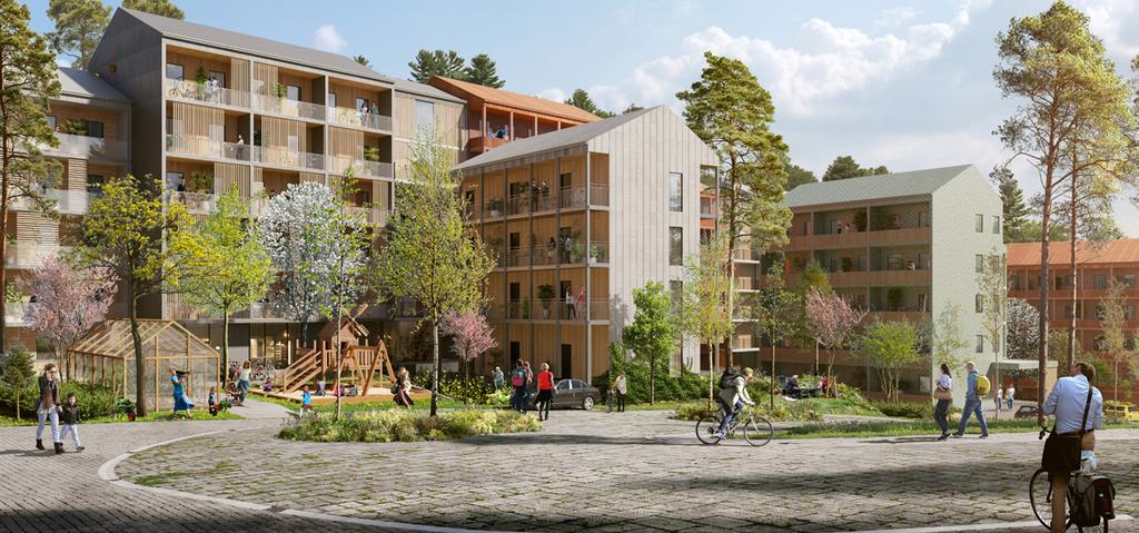> 1.000 bostäder i produktportföljen 128 bostäder i produktion VÄSENTLIGA HÄNDELSER UNDER RÄKENSKAPSÅRET Nischer sålde under året genom ett icke-publikt erbjudande totalt 15,3% av aktierna i