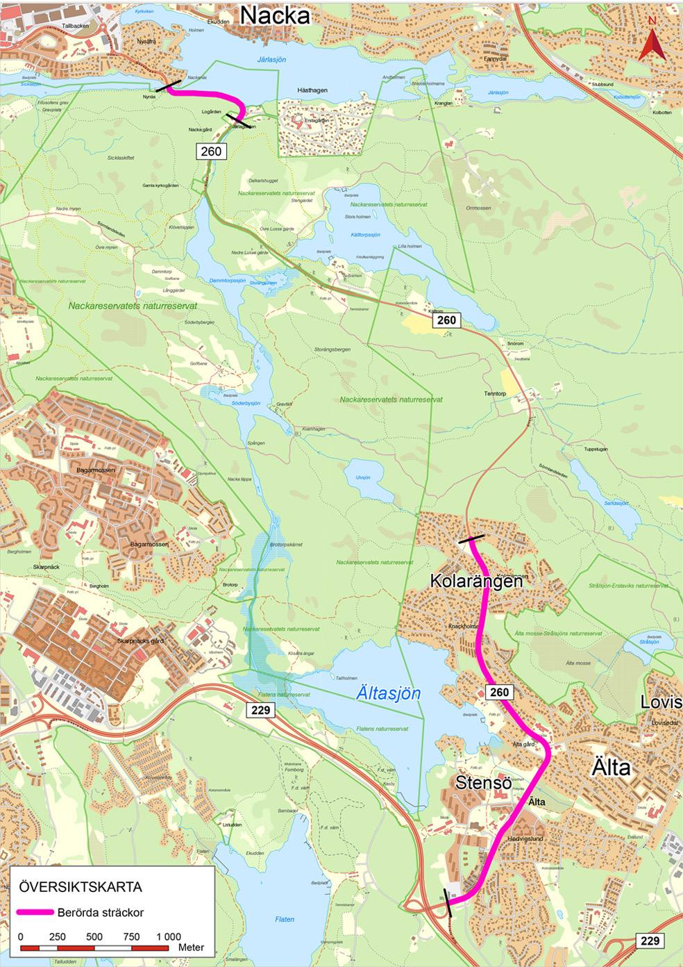 Väg 229/Tyresövägen Bild 1.