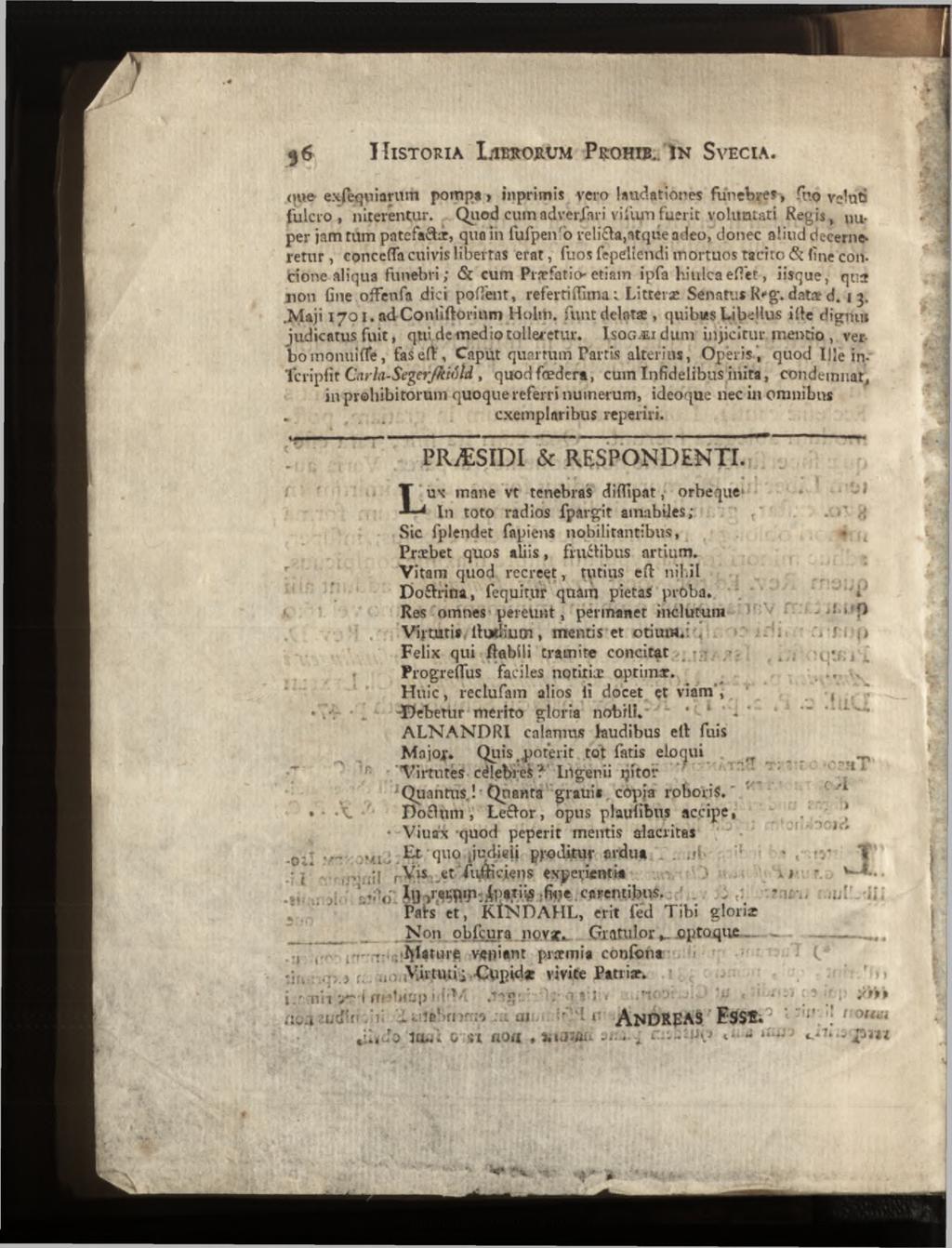 «ute exfequiarum pom pa, inpriinis vero laudationes funebres, frio vcduri fu lc io, niterentur.