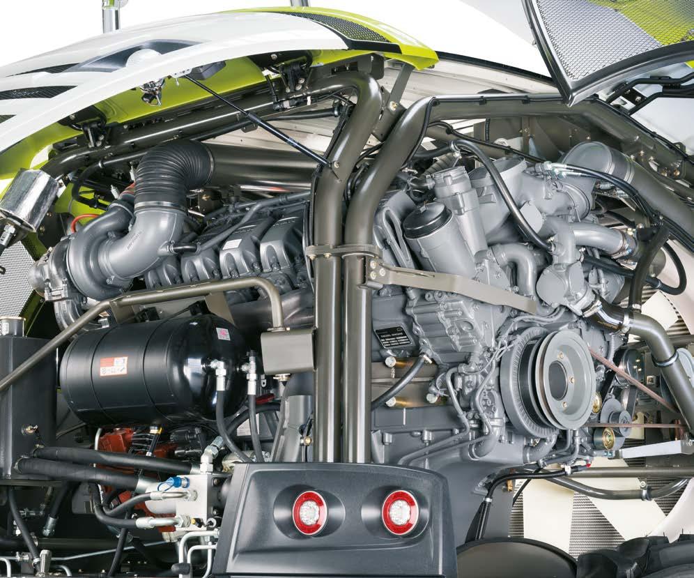 Motorer med effekter på upp till 560 kw omfattas av EU-miljöklass Tier 4.