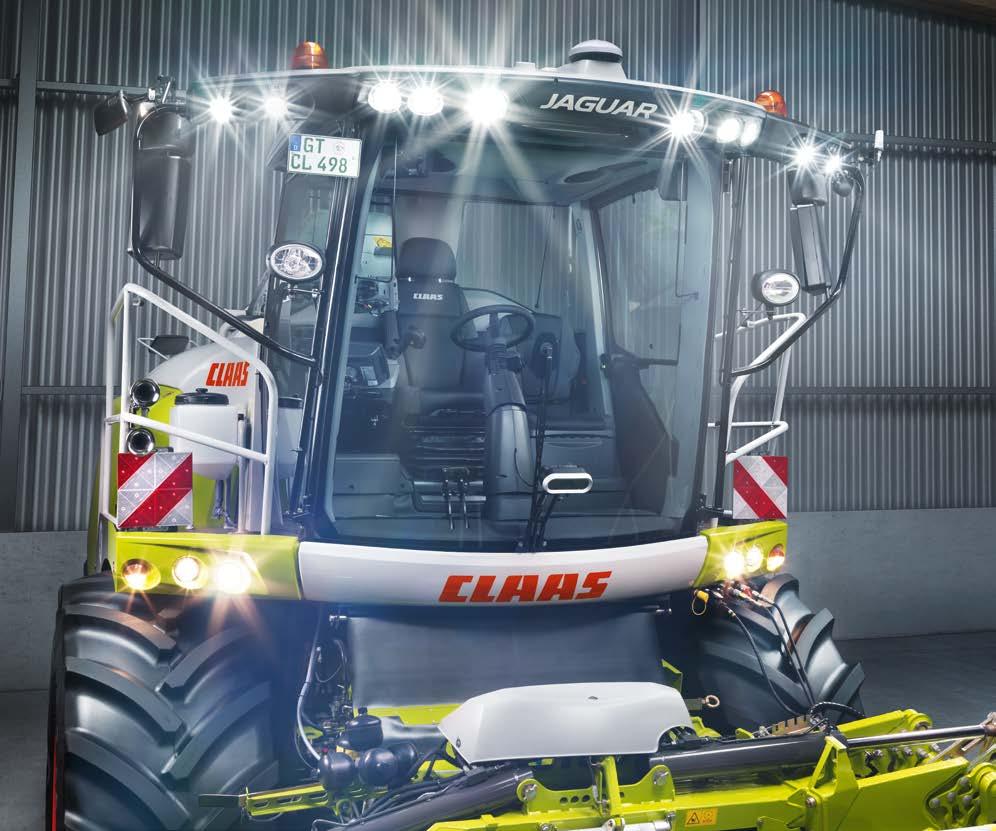 Din arbetsplats i JAGUAR. Komforthytt CLAAS komforthytt. I JAGUAR finns inget som distraherar.