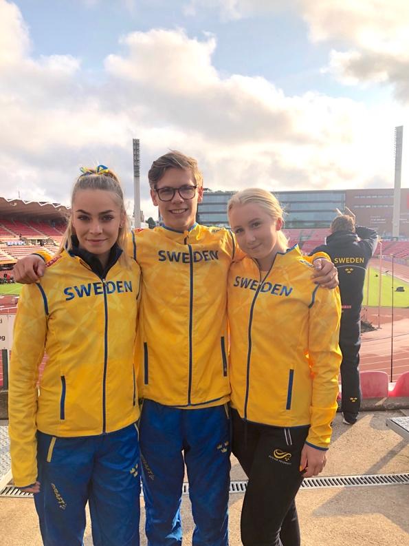 LGIF Deltagande i Internationella mästerskap och landskamper under 2018 Ungdoms-EM (UEM), Györ, HUN 5-8 juli 400m H P17 Johan