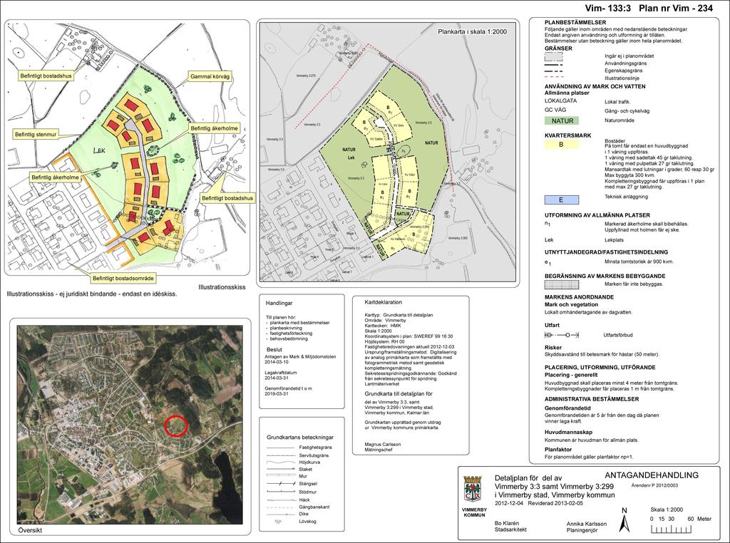 6 Upprättad 2016-06-01 MOB 2016-181 11-12 meter kan ge nockhöjder på drygt 10 meter för enplanshus med 45 grader sadeltak.