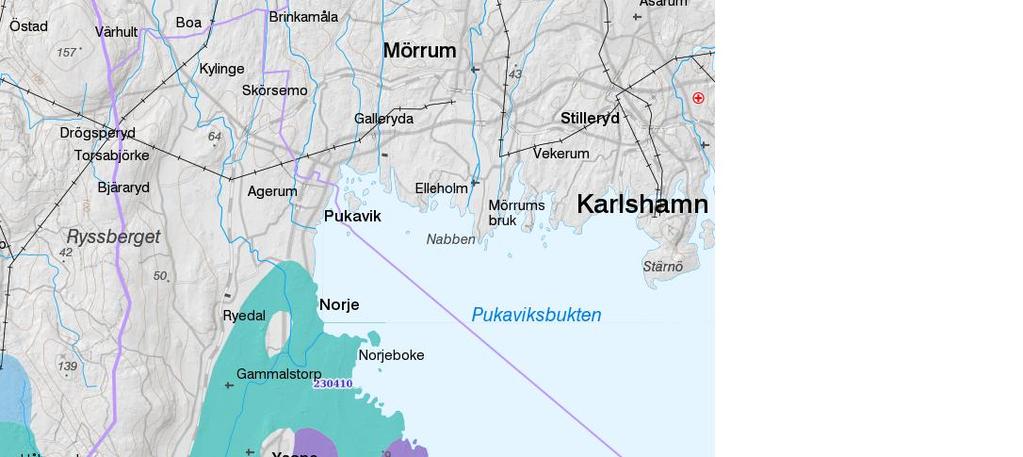 (SGU:s magasinsidentitet 230410006) beskrivs som en porakvifär i sandsten med uttagsmöjlighet 6 000 20 000 l/h.