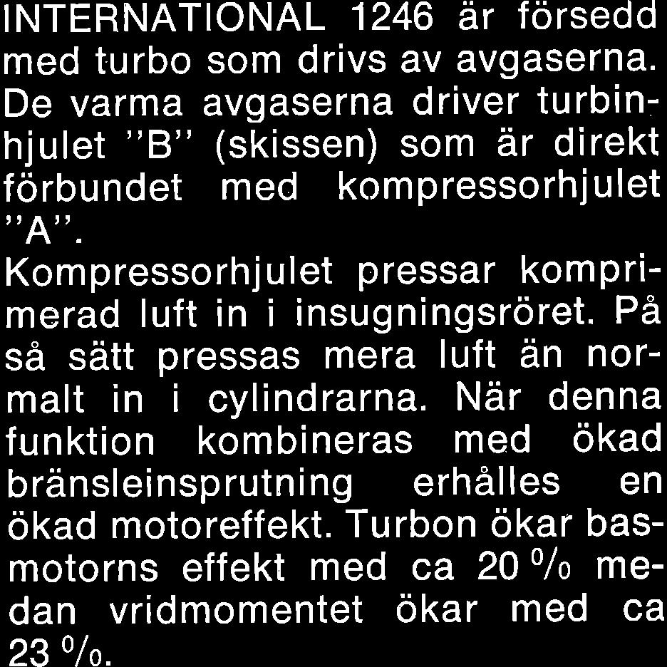 PA sa sdtt pressas mera luft iin normalt in i cylindrarna.