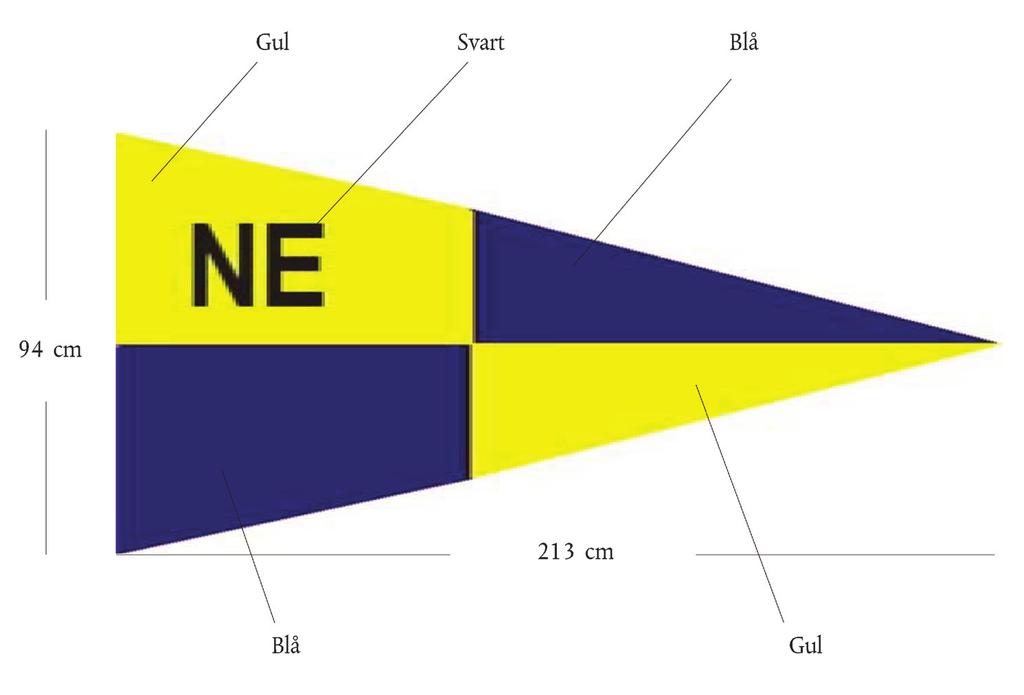 25.5.2012 Europeiska unionens officiella tidning L 136/59 B. Inspektionssignal för NEAFC 1. Två vimplar, den ena direkt ovanför den andra, ska användas på dagtid och vid god sikt.