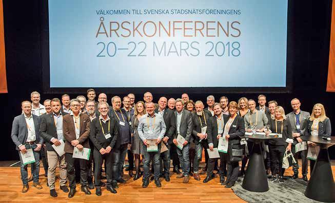 TILLSAMMANS Regional samverkan 17 Pressbild: Fotograf Anders Nilsson Konceptet Robust fiber utsedd till Årets stadsnätsfrämjare 2017.