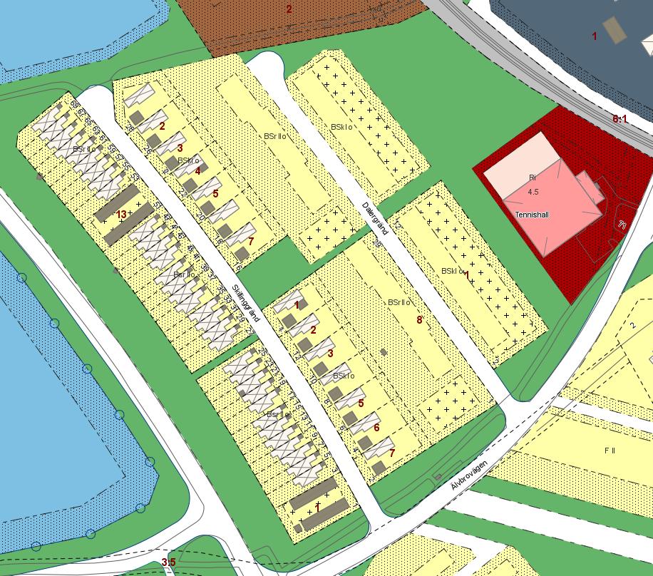 egenskapsbestämmelsen rad- samt kedjehus - Gällande