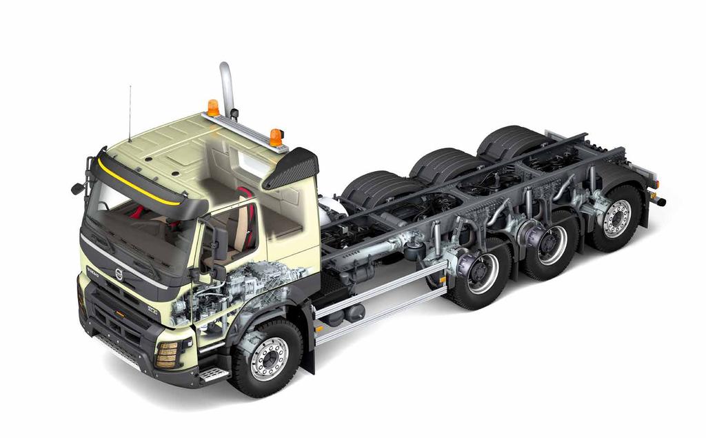 ÖVERSIKT En närmare titt på Volvo FMX. 30 KÖRSTÖDSSYSTEM Våra avancerade körstödssystem hjälper effektivt föraren att undvika olyckor. Volvo ligger alltid i framkant när det gäller säkerhet.