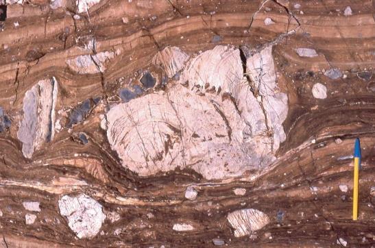 Vattensorterade sediment med