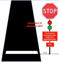 7 Nya rekommendationer För att minska antal ofrivilliga intrång på bana vill TS rekommendera flygplatserna att ha så få fordonsvägar in till bana som praktiskt möjligt.