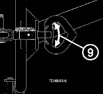 vara i position  VARIANT 2 Hydraulisk svängning av löphjulen på maskiner med elect Control 1. Lyft rotorenheterna hydrauliskt en liten bit från marken.