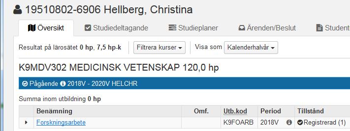 Forskningsarbetet.