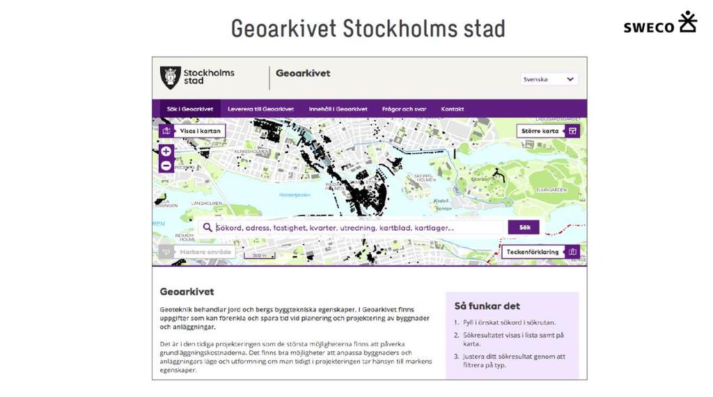 Geotekniska undersökningar och miljökonsekvensbeskrivningar Handböcker/riktlinjer vid