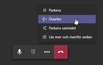 TELEFONISTFUNKTIONER I MICROSOFT TEAMS Guiden nedan går igenom de funktioner i Microsoft Teams som