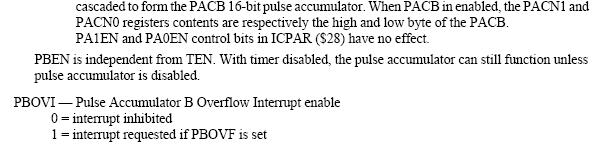 bitars puls ackumulator IRQ