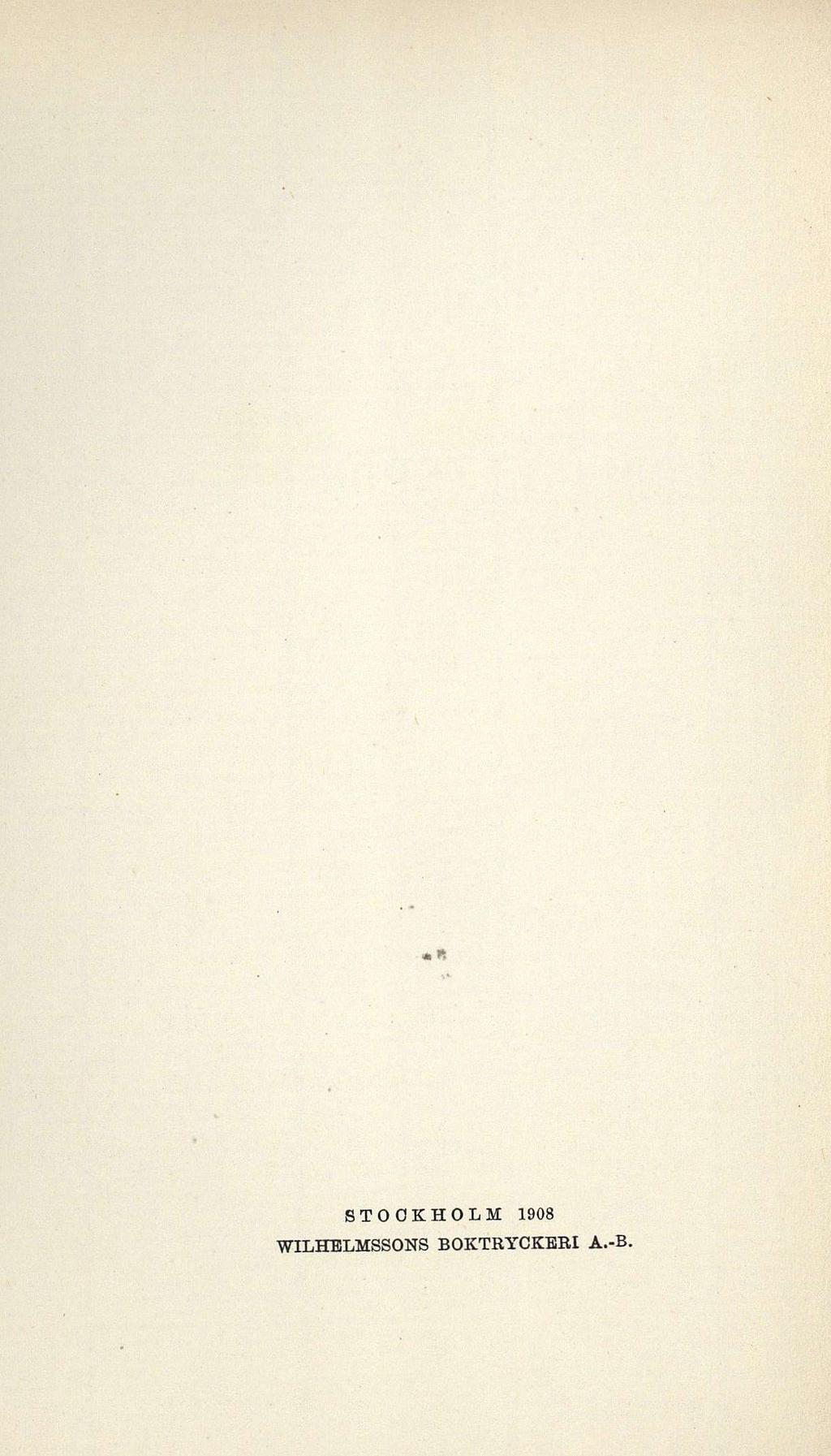 STOCKHOLM 1908