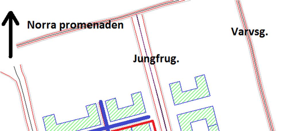 5 Förutsättningar I beräkningarna har trafik på närliggande gator inkluderats.