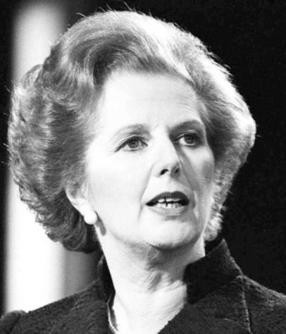 Och så ett citat från Margaret Thatcher; "Vi har levt för länge med föreställningen att staten ska lösa människors problem Men, vet ni vad, det finns inget