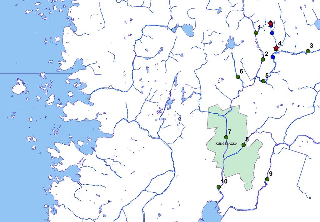 3 Provtagning: edna och elfiske För att bättre bedöma en eventuell hotbild, samt artens spridningsgrad, är det viktigt att konstatera om arten även finns på andra platser i närområdet.