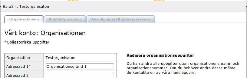 automatiskt till att ärendet är beslutat. Ändra kontoansvarig och blockera tidigare kontaktperson Alla kontaktpersoner kan ändra kontoansvarig.