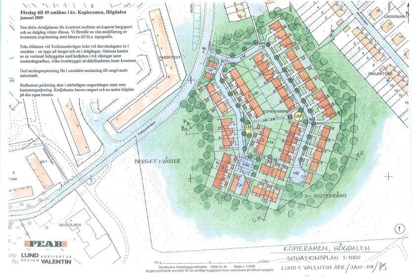 Utbyggnadsförslag Förslaget innehåller nybyggnation av 0 lägenheter i radhus och kedjehus. Bolaget föreslår att husen ska upplåtas med äganderätt.