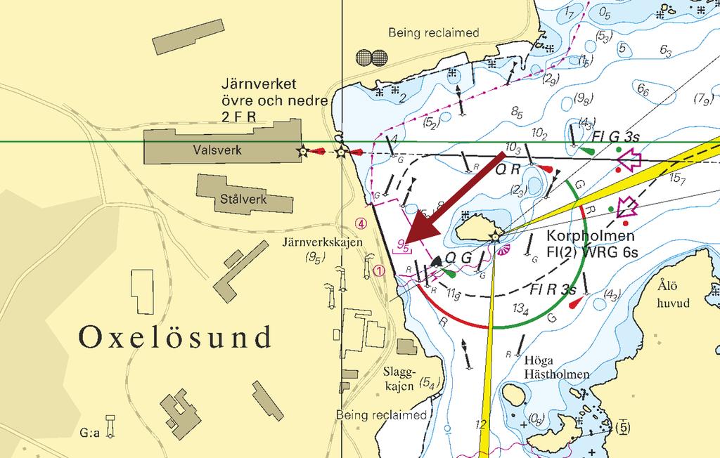 2013-01-16 5 Norra Östersjön / Northern Baltic * 8378 (T) Sjökort/Chart: 621, 6211 Sverige. Norra Östersjön. Oxelösund. Järnverkskajen. Dykarbeten och arbeten under kajläget. Förlängd tid.