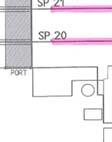 Bild 4: Röda markeringen visar föreslagna placeringar av a de tre lyftarbetsplatserna för C3-