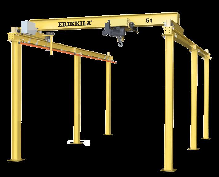 SPARTAN Traverssystem Bridge Crane SPARTAN System Kapacitet/Capacity 1,6-10 ton 106 SPARTAN Traverssystem är ett komplett skräddarsytt lastsystem som vänder sig mot