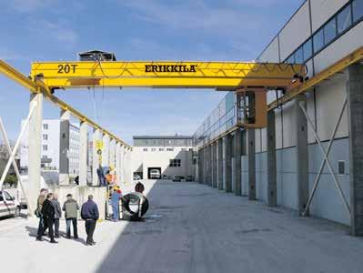 The cranes will be a valuable part of of your production chain, and they will help you shorten the material handling process time.