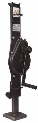 Foldaway handle for easy storage and handling Twin pawls for additional safety Test and CE-certificate enclosed 124 DOMKRAFT/JACK - 17 Model 1715 1717 1719 1723 () 1500 3000 5000 10 000 Lifting