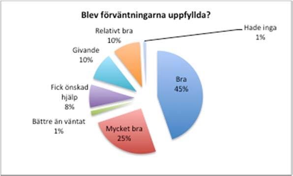Figur 8: Uppfyllda förväntningar?