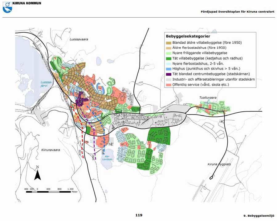 2028 2023 2018 Hela Gruvstadspark 2 har i denna analys delats in i 19 delområden som alla kan hänföras till någon av