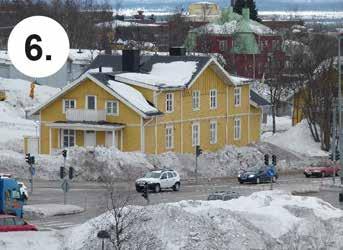 (nuvarande Gruvstadsparken) som tidigare hade namnet Iggesundsparken efter de intilliggande husen. Gula raden (figur 4.4.9) är väl synlig i gatubilden in mot stadskärnan.