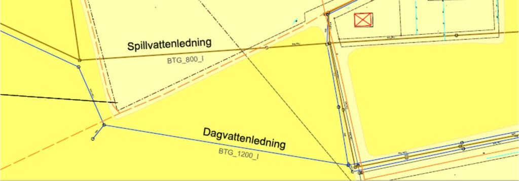 Undersökningen visade att dagvatten- och spillvattenledningarna ställvis har otillräcklig lutning, med ansamling av slam och stillastående vatten som följd.