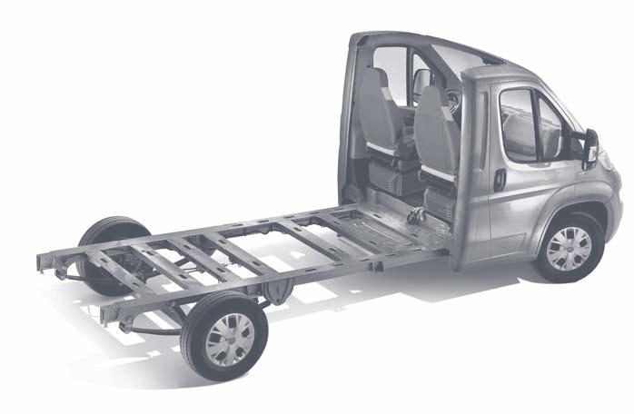 Den tekniska grunden för alla Carado husbilar 2019 Modell Basutförande motor Fiat Ducato 2,3 l Multijet Chassi / Basfordon Fiat Ducato, 2,3-l-Multijet med 96 kw / 130 hk, Multijet-direktinsprutning,
