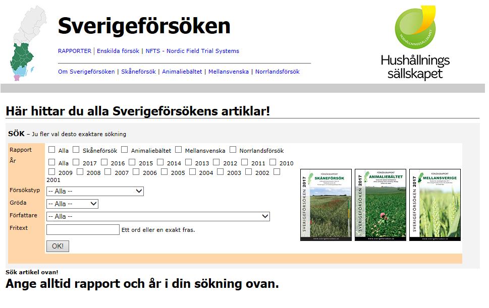 Portalen Sverigeförsökens portal överlämnad till HS Förbund Sverigeförsöken Gemensam portal