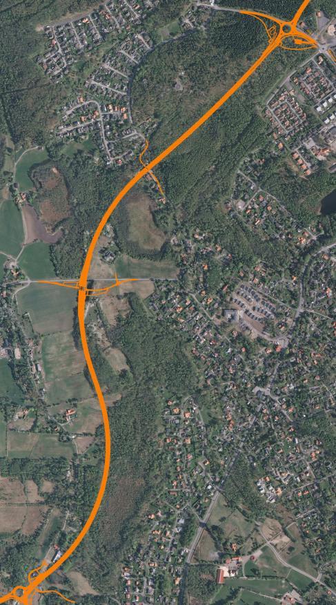 4.1.3 Staragården Skällaredsvägen (2 03) Cirkulationsplats Skällaredsvägen Gamla Skällaredsvägen Apelrödsvägen Norrelundsvägen Cirkulationsplats Staragården Figur 5 Väg 940, del Staragården -