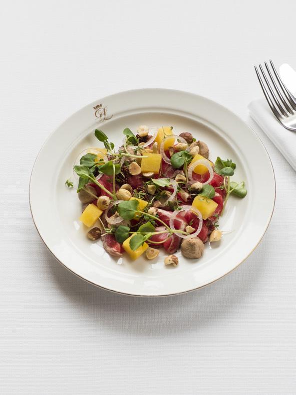 MENY RUSTIK MENU RUSTIC 3 RÄTTER/3 COURSES 455 kr (406 kr) 4 RÄTTER/4 COURSES 555 kr