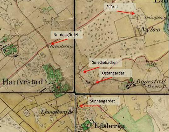 Arkivforskning om Smedjan Det finns inget skriftligt känt om byggnadens ursprung och arkivmaterialet om Harvestad är knappt.