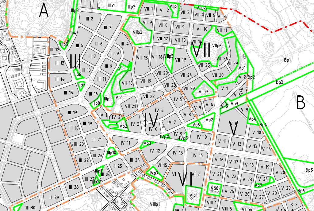 Projektnummer:5001568-002 Utarbetat av TH Granskat av BB 1 Marknadsområden för handel Följande karta visar vår bedömning av marknadsområdena för handel och service kring de två t-baneuppgångarna.