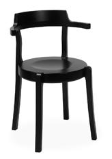 stol Stapel- och upphängningsbar stol i massiv klarlackad björk alt. svartbetsad.
